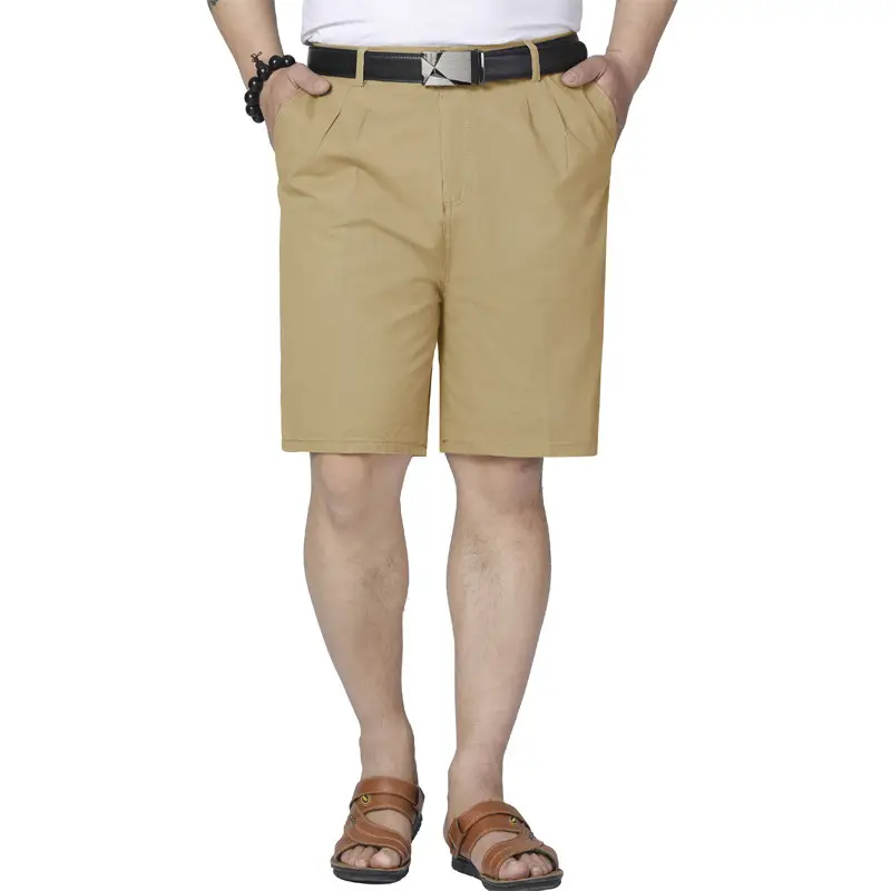 Men Cotton Shorts Plus Size Summer Casual Pants