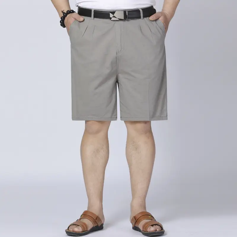 Men Cotton Shorts Plus Size Summer Casual Pants