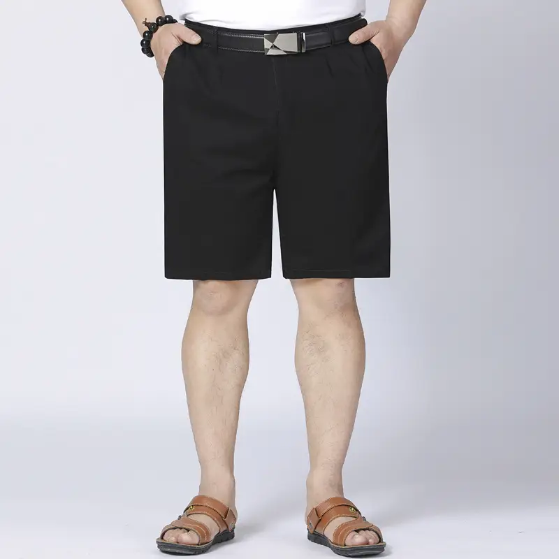 Men Cotton Shorts Plus Size Summer Casual Pants
