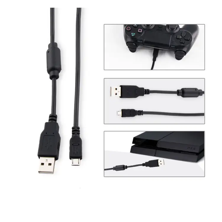 PS4 Slim Pro USB Data Cable 1.8m - Image 5