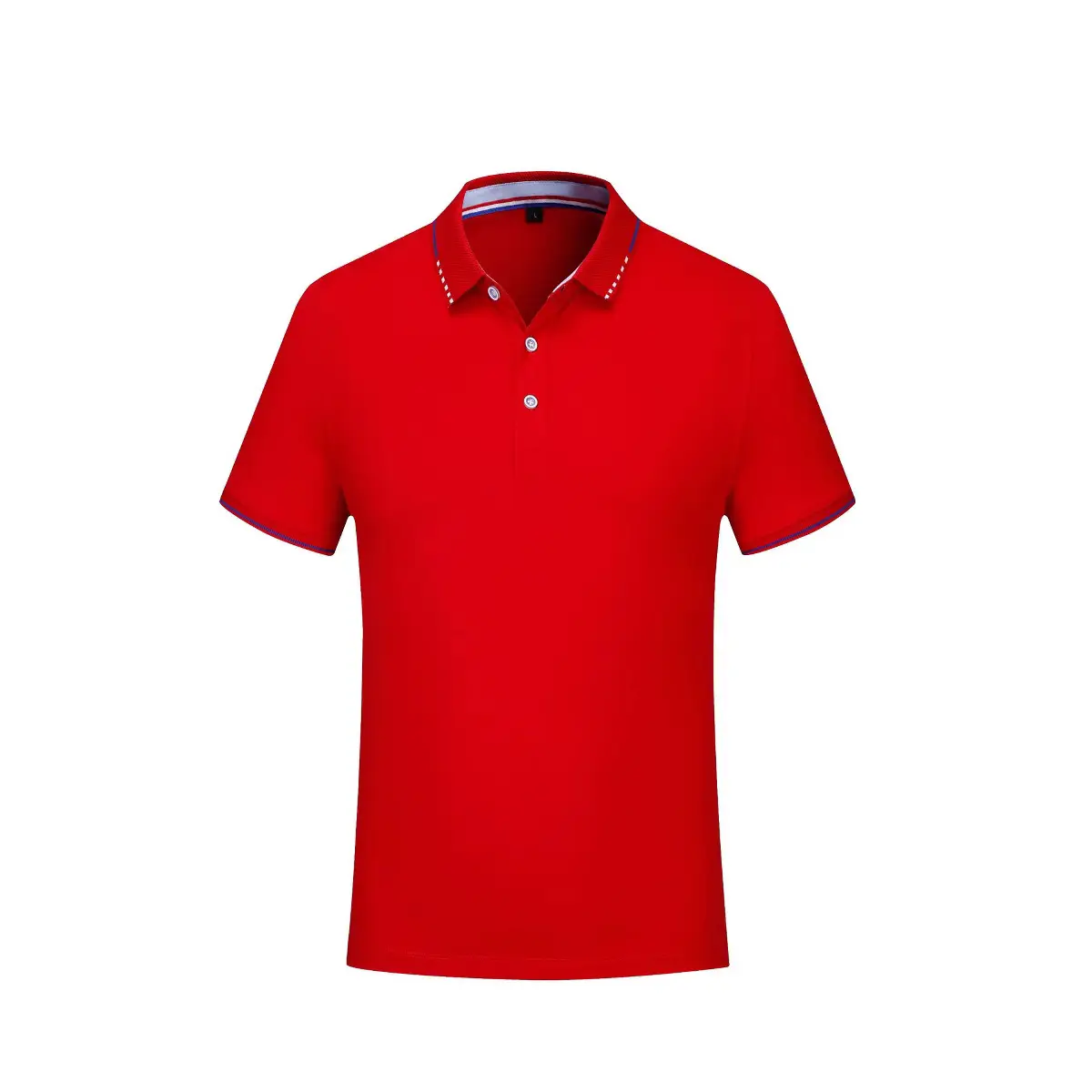 Orange Men's Short Sleeve Polo T-Shirt - Image 8