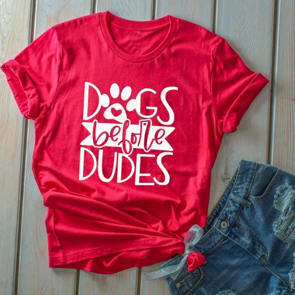 Unisex Dog's Before Dudes Tee White Short Sleeve - Image 2