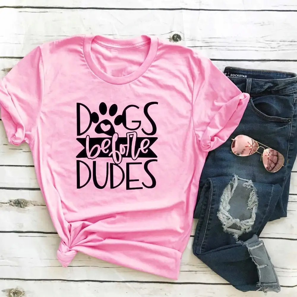 Unisex Dog's Before Dudes Tee White Short Sleeve - Image 6