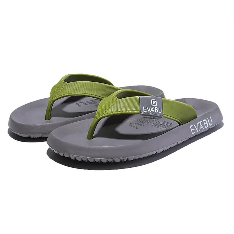 2023 Black EVA Rubber Summer Flip Flops for Men Vietnam