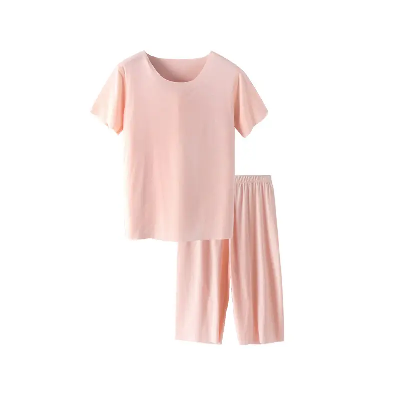 Girls & Boys Summer Air Suit Modal Cotton Cropped Pants - Image 10