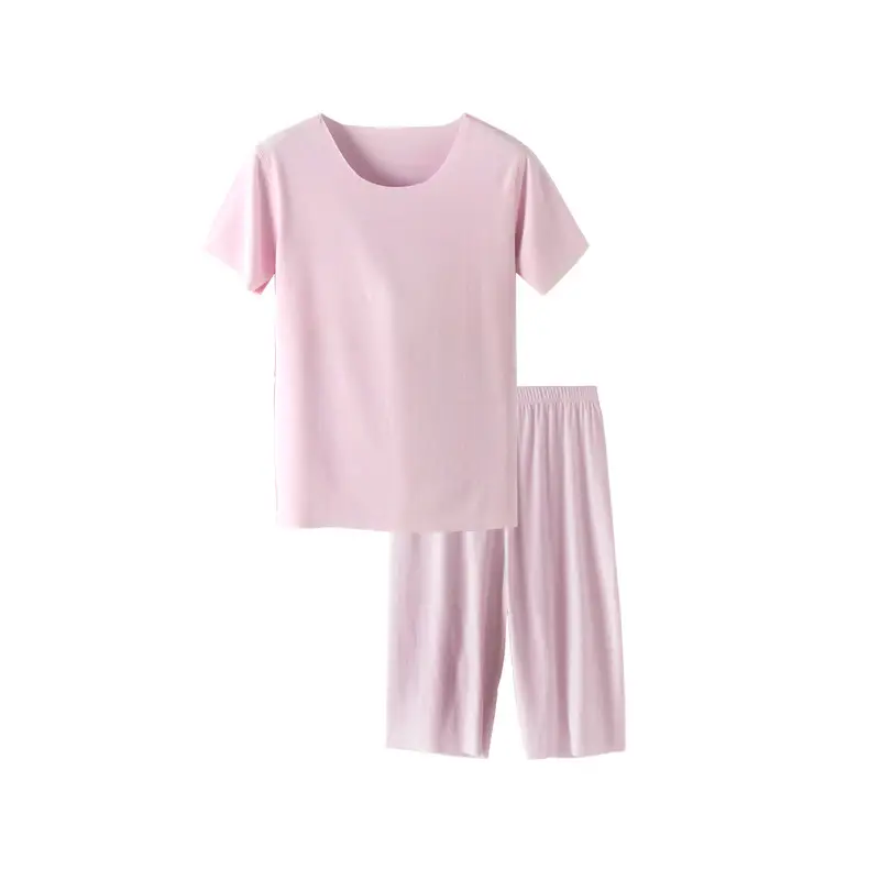 Girls & Boys Summer Air Suit Modal Cotton Cropped Pants - Image 3