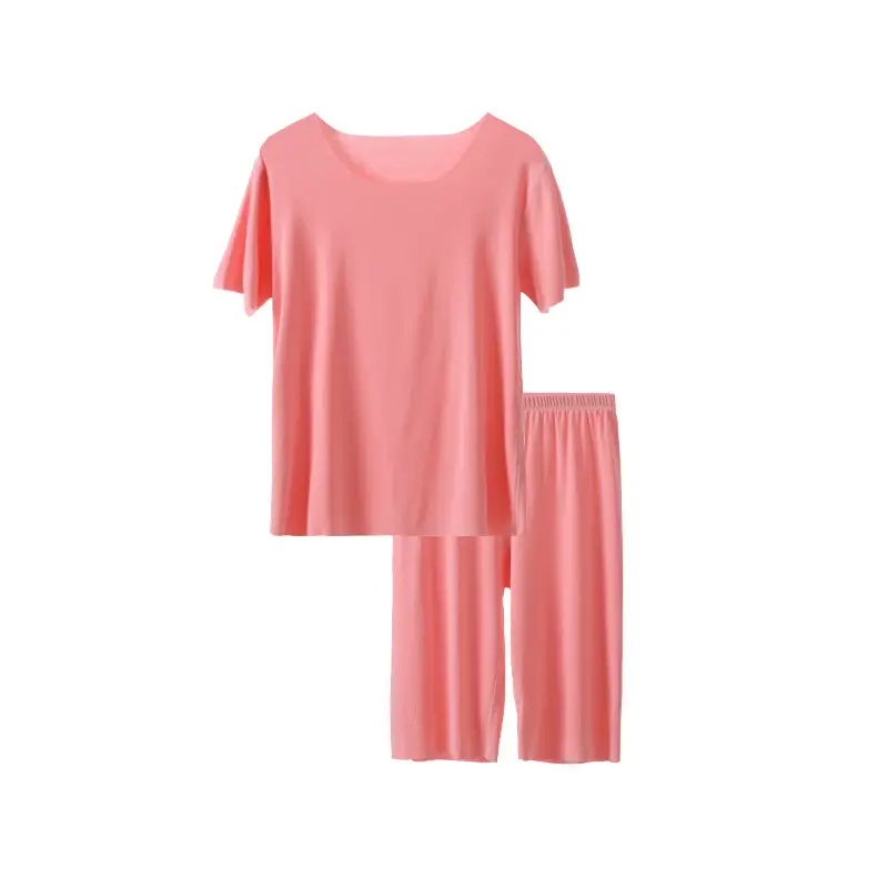 Girls & Boys Summer Air Suit Modal Cotton Cropped Pants - Image 4