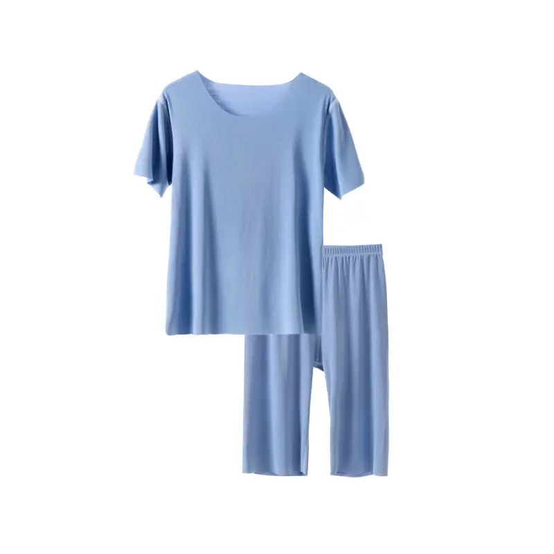 Girls & Boys Summer Air Suit Modal Cotton Cropped Pants - Image 5