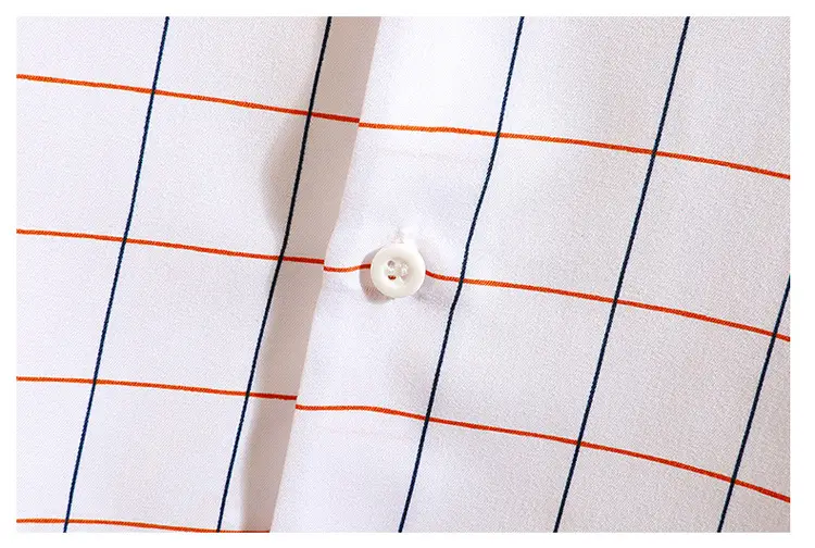 Summer Korean-style Plaid Slim Fit Shirt for Men — feature 18