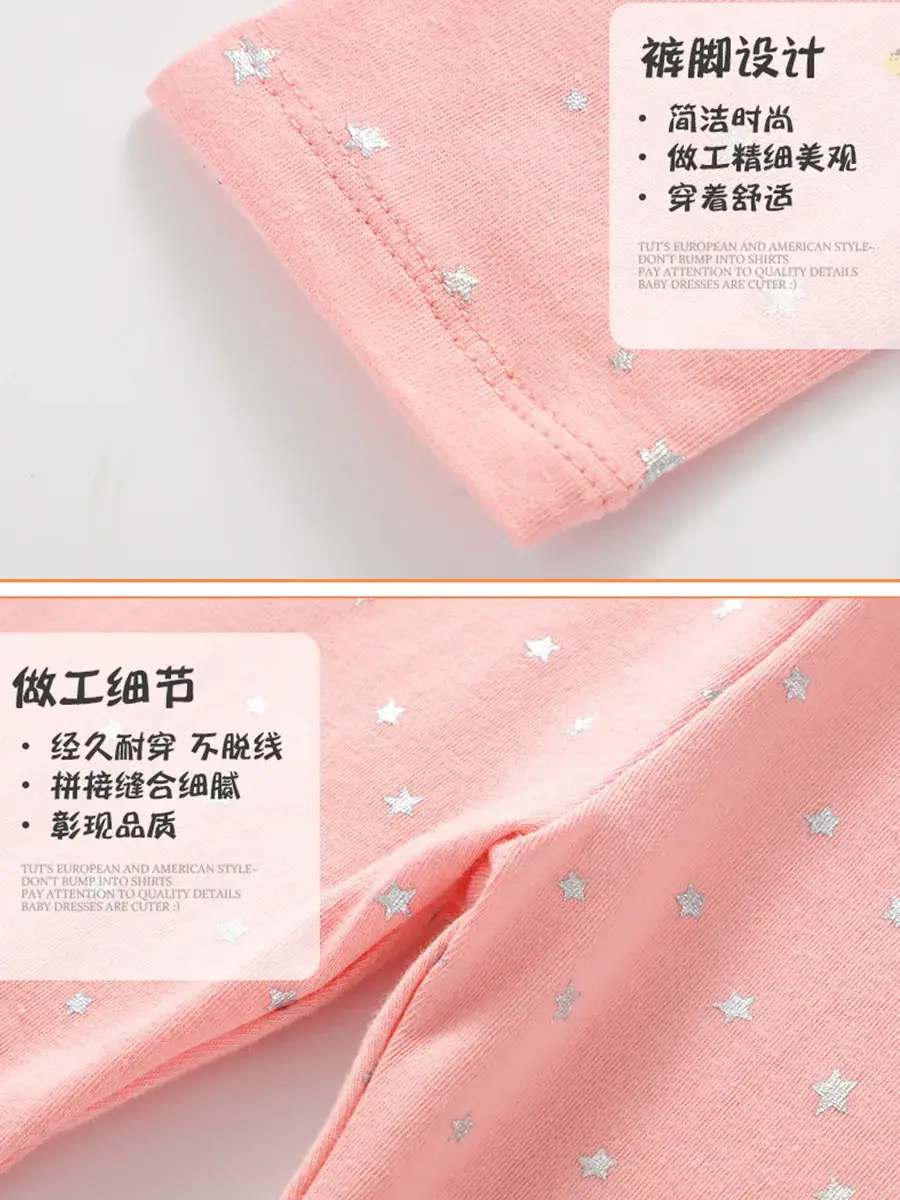 Pink Unicorn Leggings for Girls Spring Autumn Wear - Image 4
