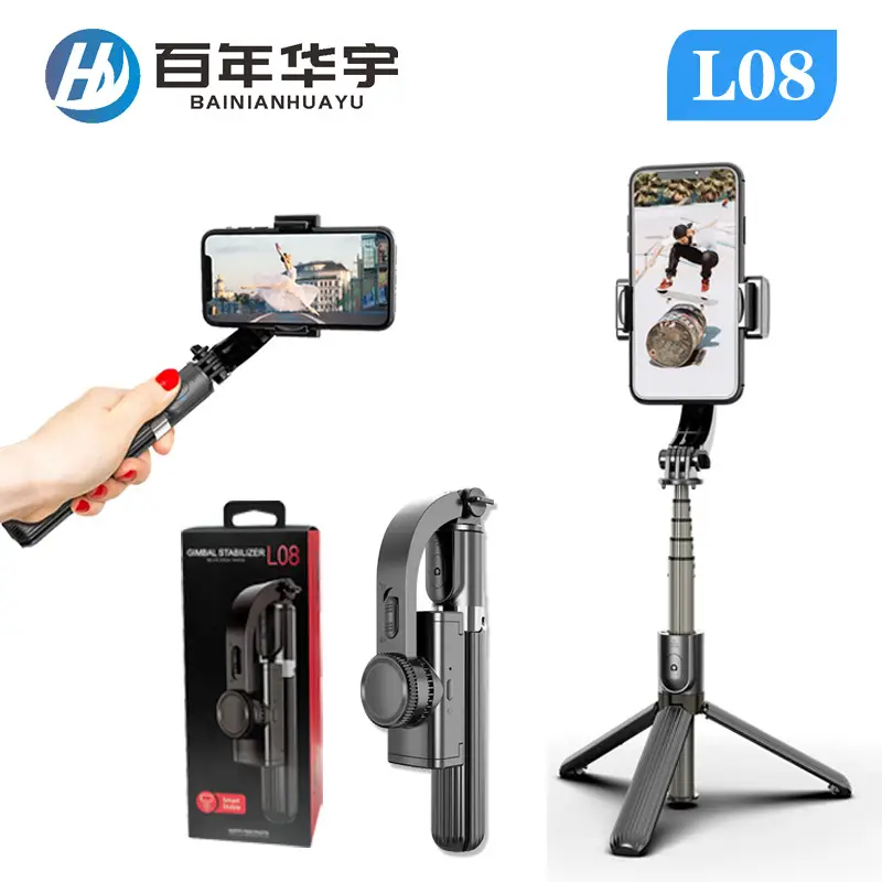 Bluetooth Selfie Stick 100cm Telescopic Tripod Compatible - Image 8