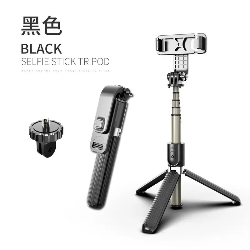 Bluetooth Selfie Stick 100cm Telescopic Tripod Compatible - Image 10