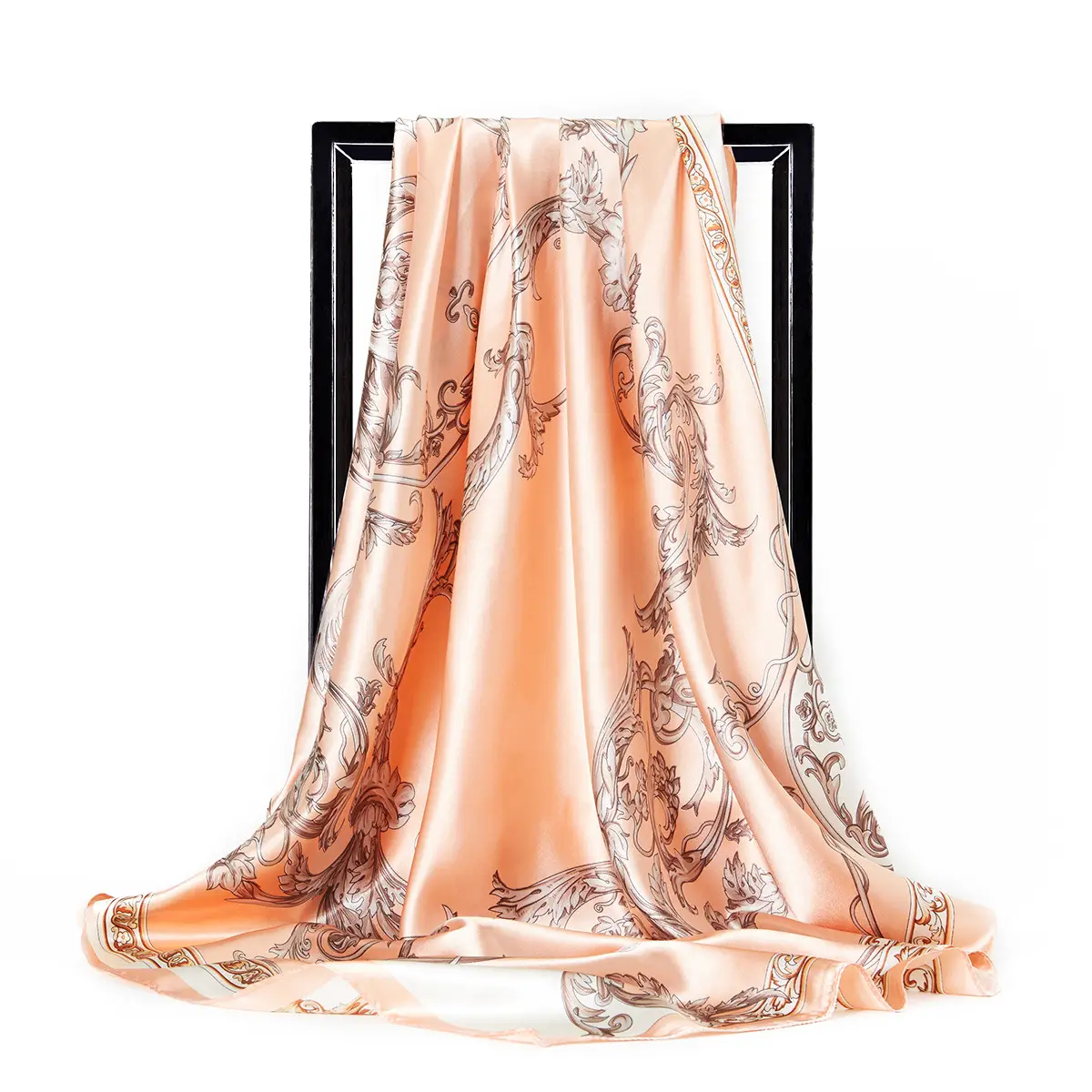 Gao Wo Silk Scarf 90cm Muslim Turban Female - Image 3