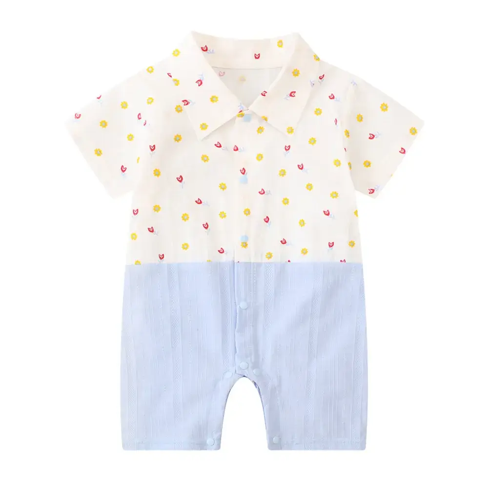 Baby Plaid Shorts & T-Shirt Set Summer Casual - Image 2