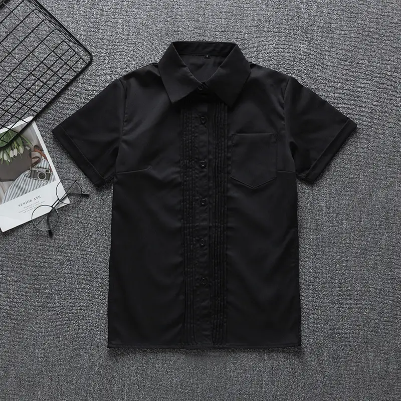 Zhuobei Clothing Pink Accordion Pleated Shirt