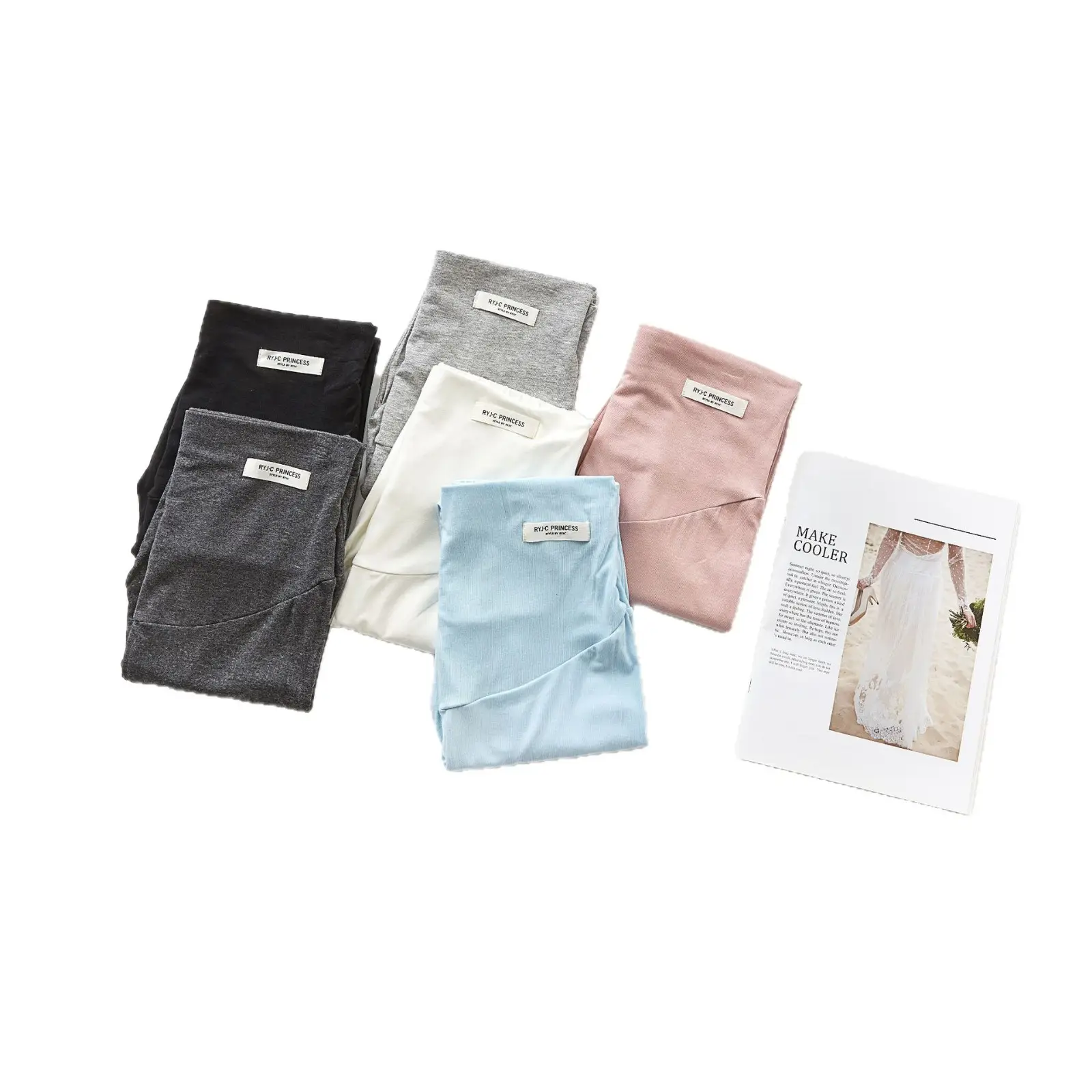 2023 Spring Pregnant Women Modal Leggings Nine Points - Image 4