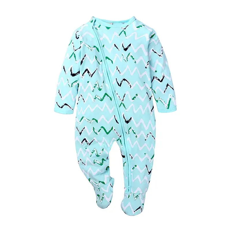 2025 Spring Baby Girl Cotton Long Sleeve Romper with Hand & Foot Covers - Image 2