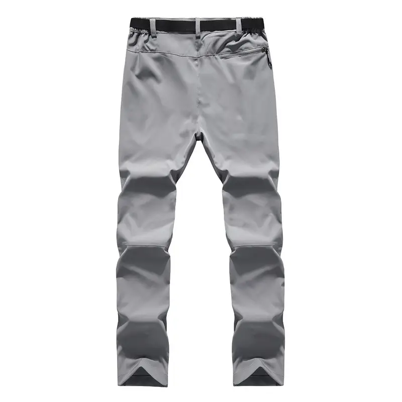 Men's Black Multi-Pocket Cargo Pants Plus Size - Image 11