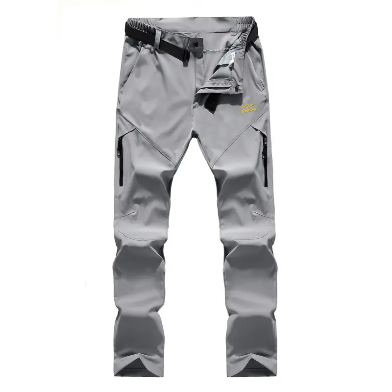 Men's Black Multi-Pocket Cargo Pants Plus Size - Image 5