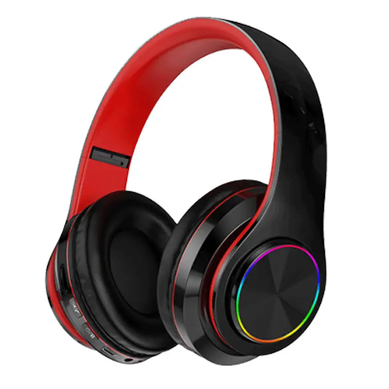 Luminous Bluetooth Headset with RGB Light & Bass - Image 15