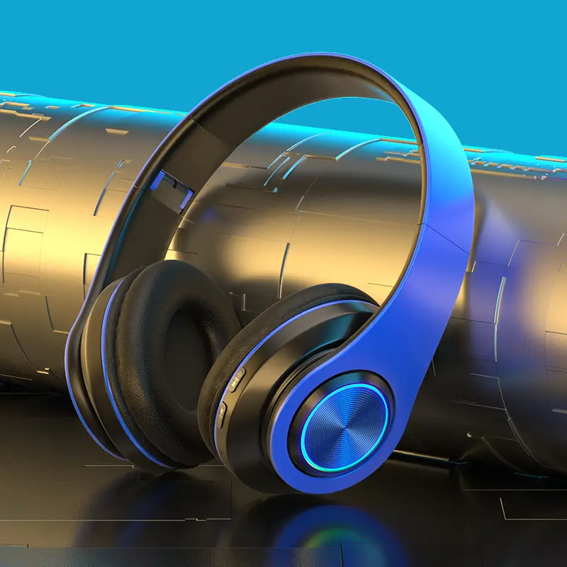 Luminous Bluetooth Headset with RGB Light & Bass - Image 5