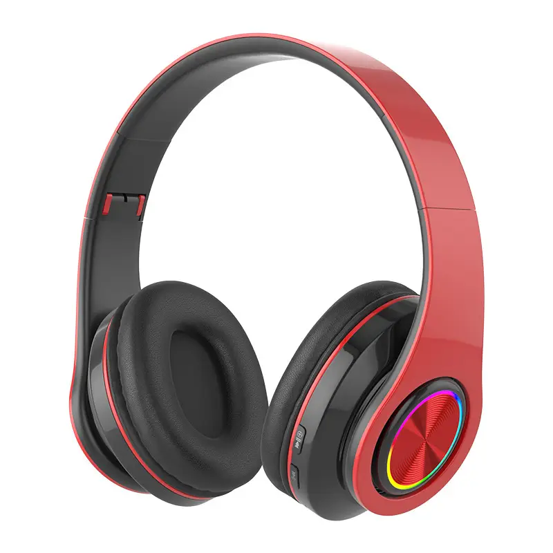 Luminous Bluetooth Headset with RGB Light & Bass - Image 9