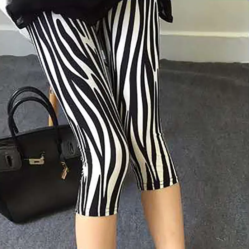 Women Slimming Floral Leggings Large High Waist - Image 16