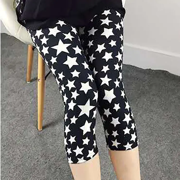Women Slimming Floral Leggings Large High Waist - Image 17