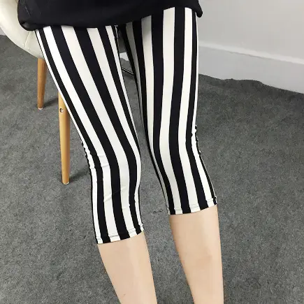 Women Slimming Floral Leggings Large High Waist - Image 3