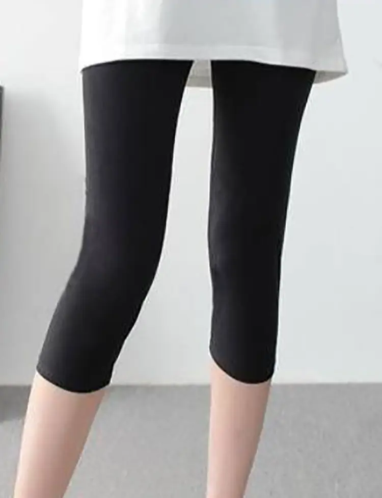 Women Slimming Floral Leggings Large High Waist - Image 8