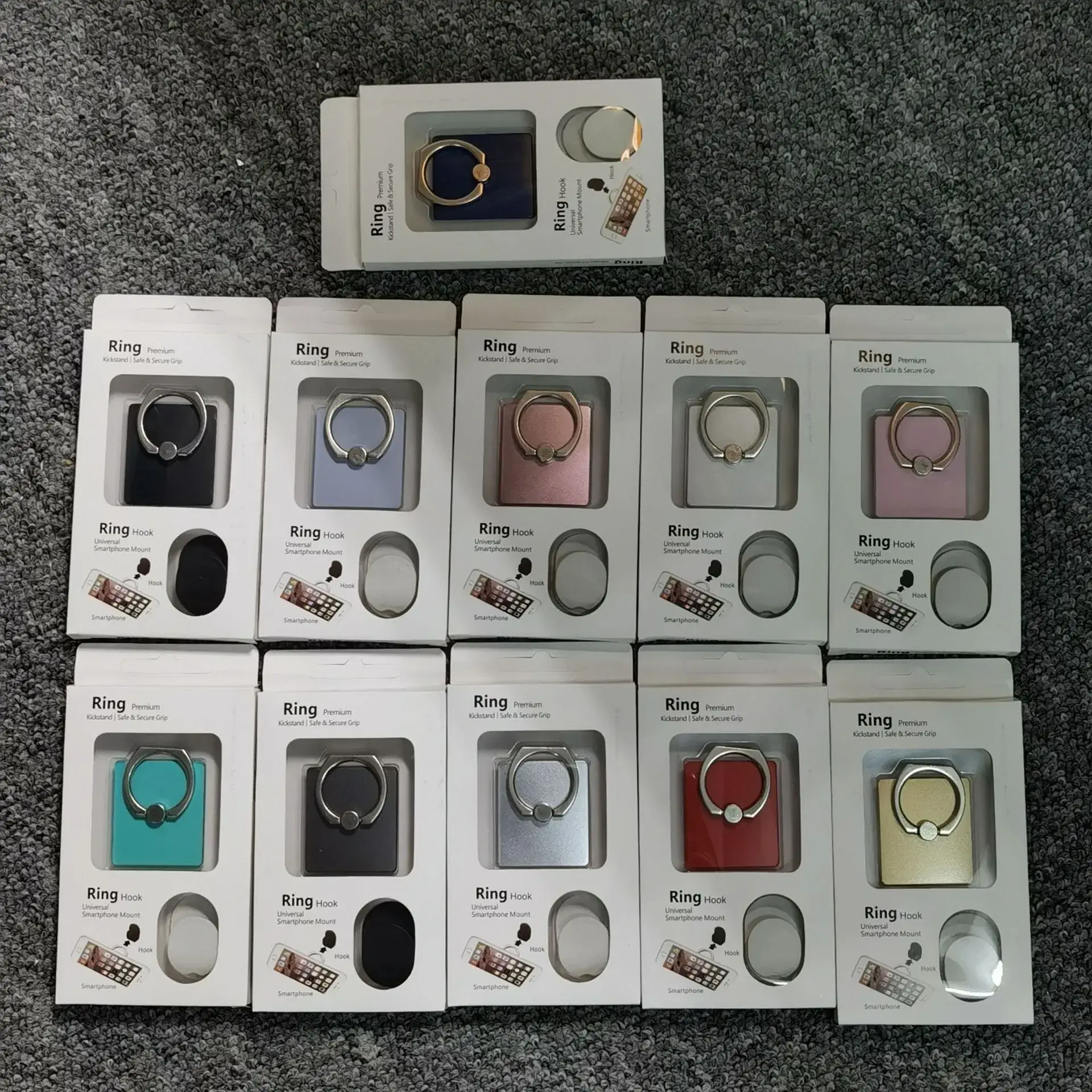 Square Metal Phone Rings with Buckles Wholesale - Image 20