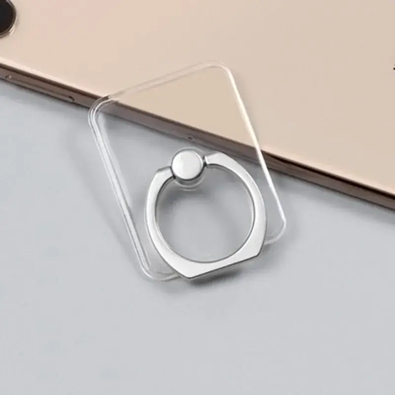 Transparent Crystal Mobile Phone Buckle Rings - Image 17