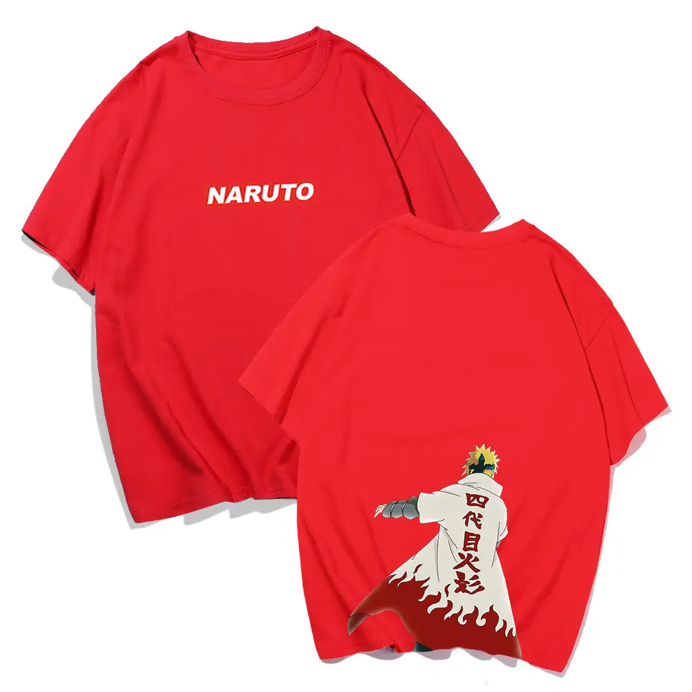 Naruto Graphic T-Shirt Set Green Men Summer Wear - Image 3
