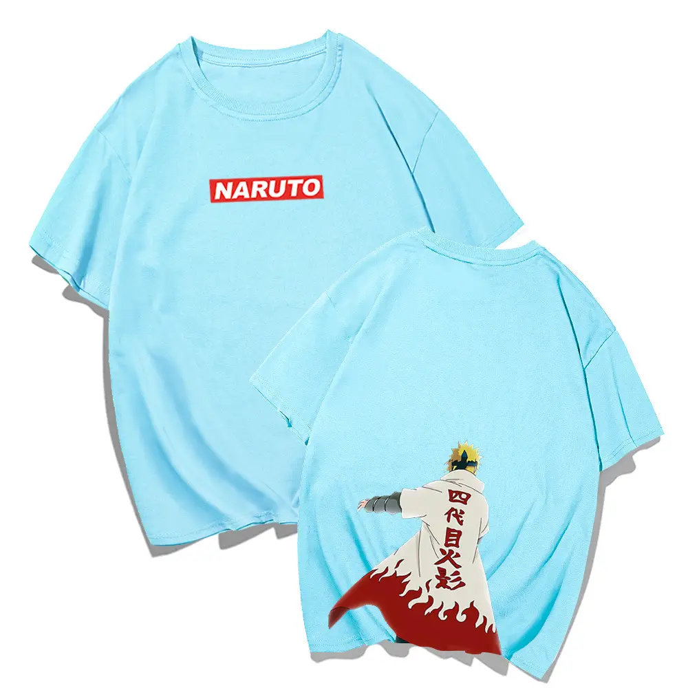 Naruto Graphic T-Shirt Set Green Men Summer Wear - Image 8