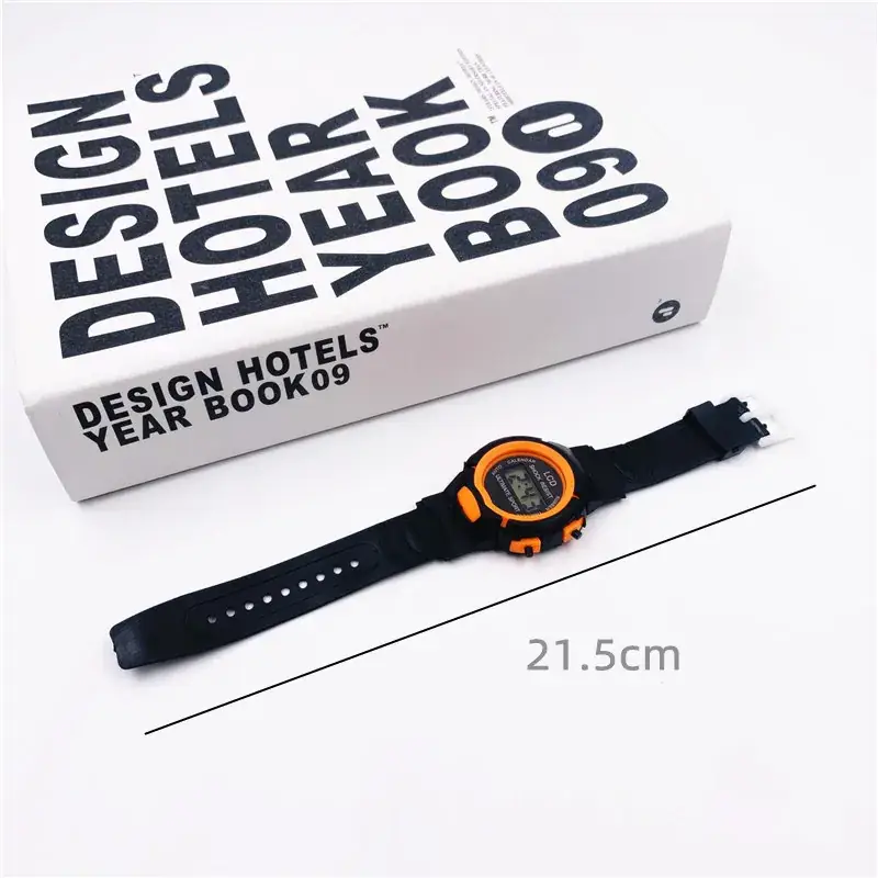 Factory Direct Cartoon Watch for Kids Black Orange 21.5cm - Image 10