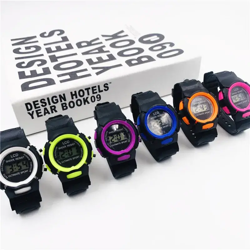 Factory Direct Cartoon Watch for Kids Black Orange 21.5cm - Image 7