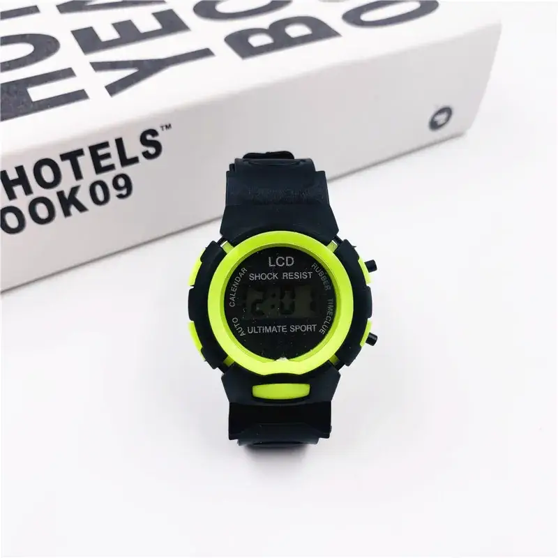 Factory Direct Cartoon Watch for Kids Black Orange 21.5cm - Image 2