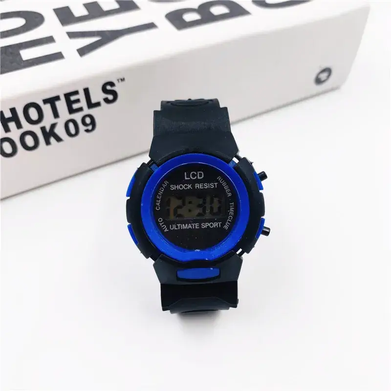 Factory Direct Cartoon Watch for Kids Black Orange 21.5cm - Image 4