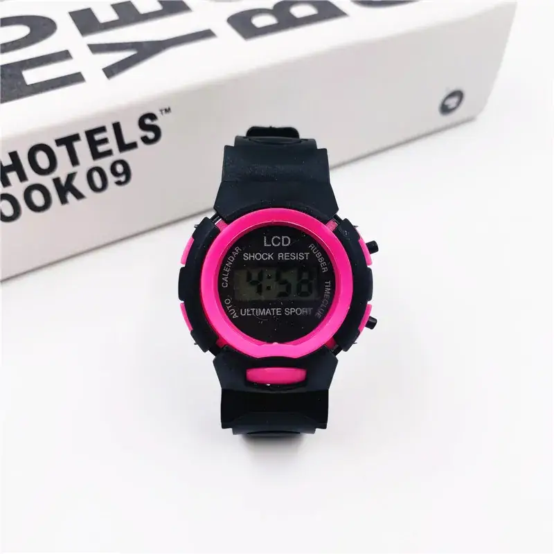 Factory Direct Cartoon Watch for Kids Black Orange 21.5cm - Image 6