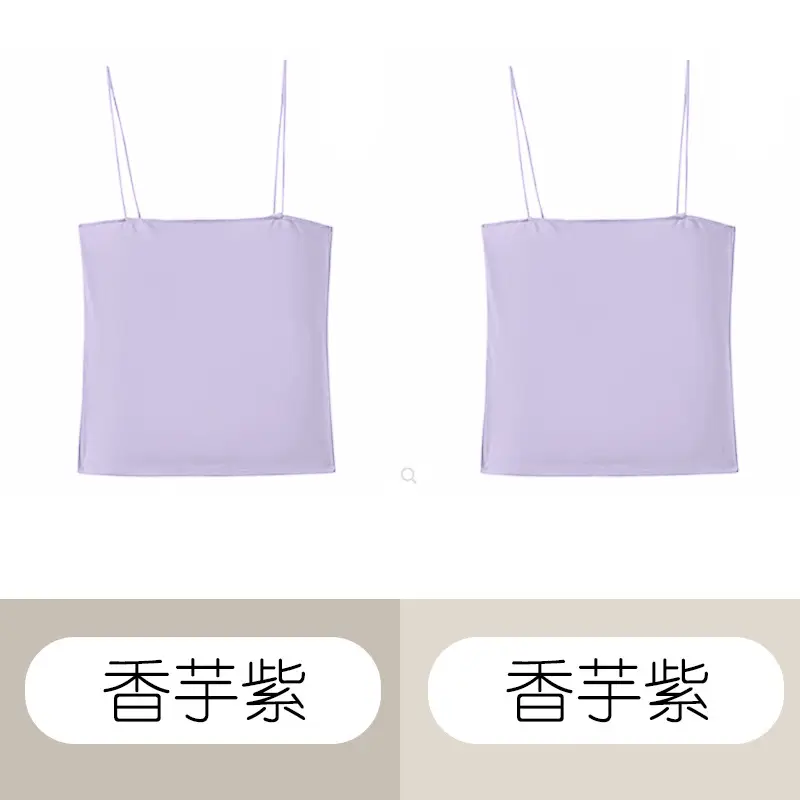 Black Collar Strap Vest Top for Women Slim Fit - Image 9