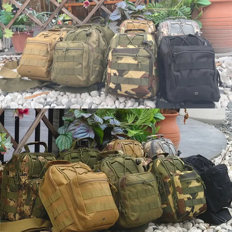 Military Tactical Mini Shoulder Crossbody Bag Camo
