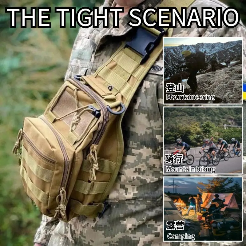 Military Tactical Mini Shoulder Crossbody Bag Camo