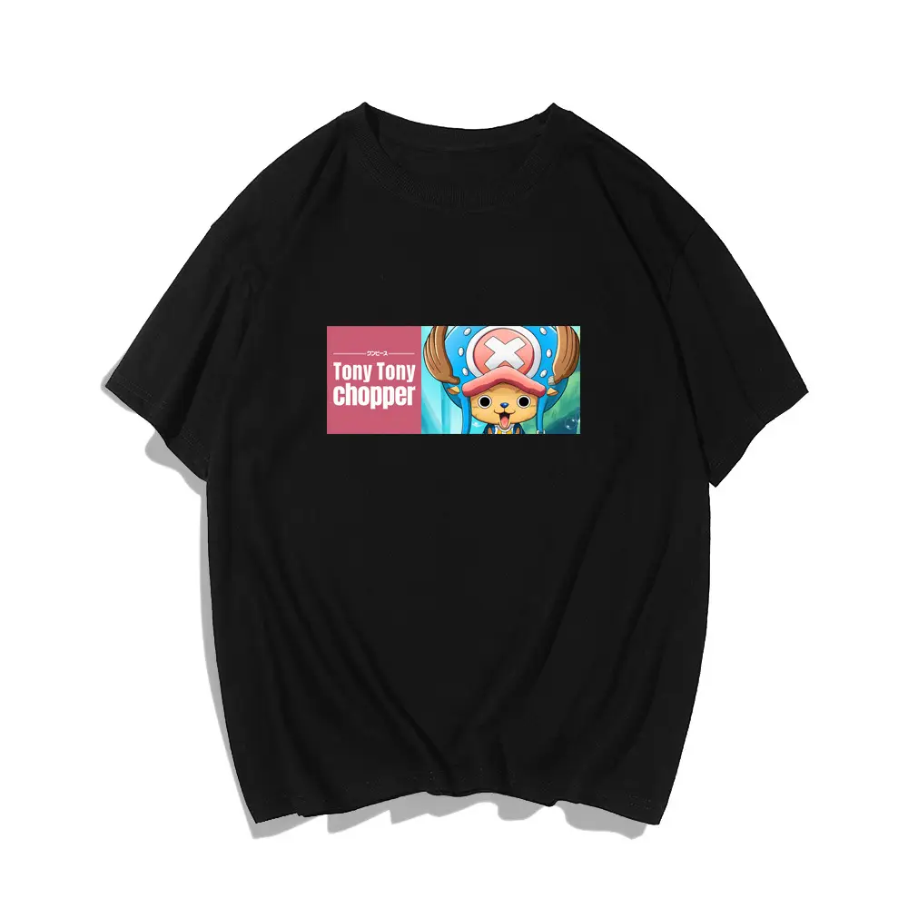 Men Women Blue Anime One Piece T-Shirt