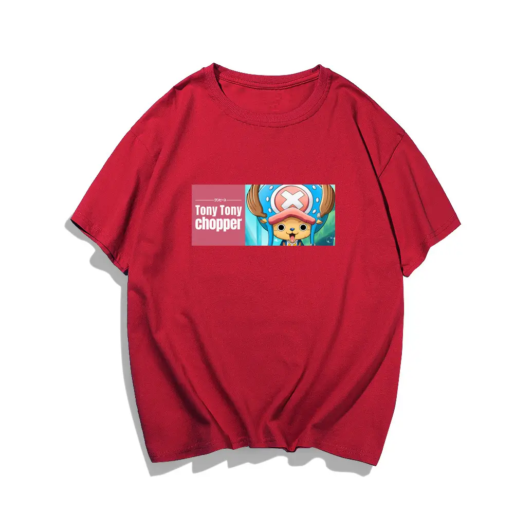Men Women Blue Anime One Piece T-Shirt