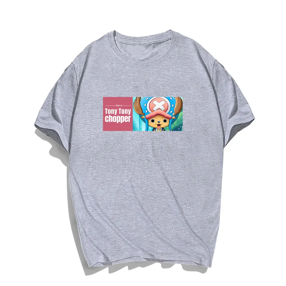 Men Women Blue Anime One Piece T-Shirt