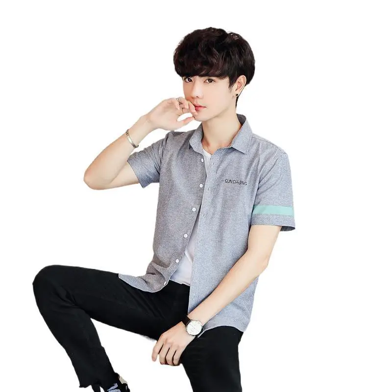 Men's White Short Sleeve Polo Shirt with Green Trim - Image 9