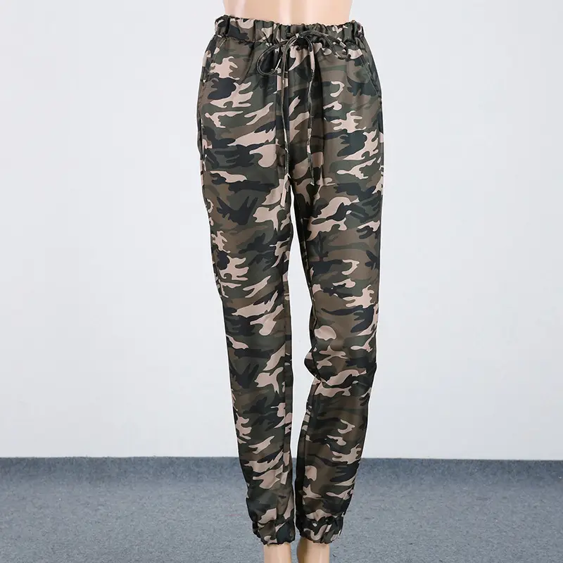 Camouflage Printed Jogger Pants for Women 2020 - Image 4