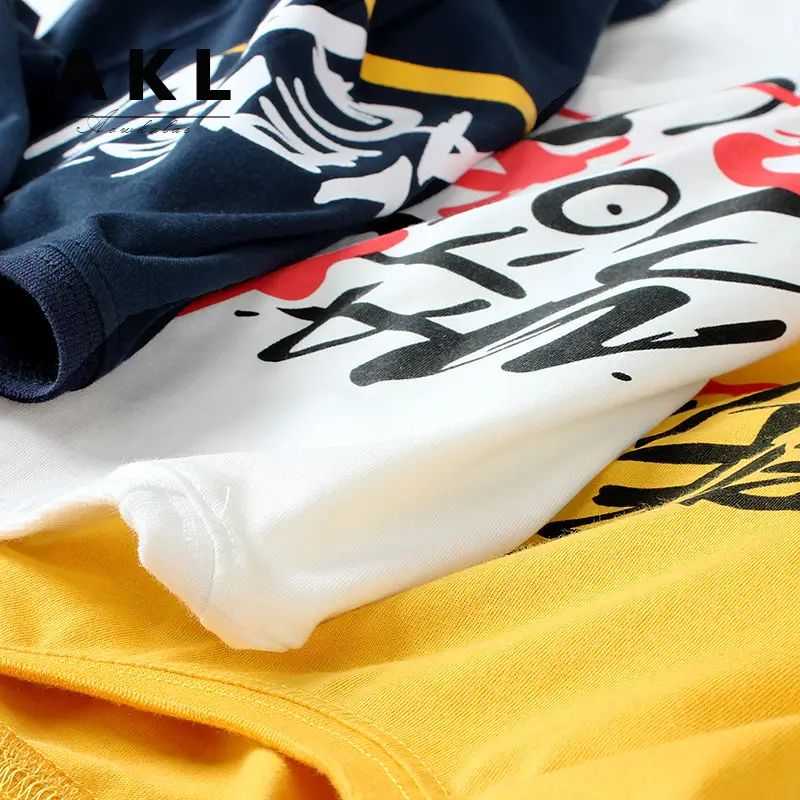Kids Korean Style T-Shirt Set Yellow White Medium Large - Image 8