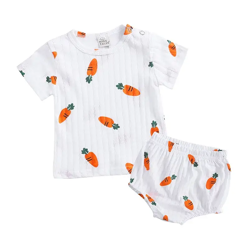 Baby Carrot Print Western Suit for Boys 1-3Yr - Image 5