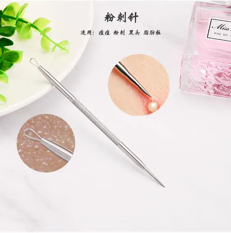 Factory Wholesale Rose Gold Acne Needles 6-Piece Set — feature 4